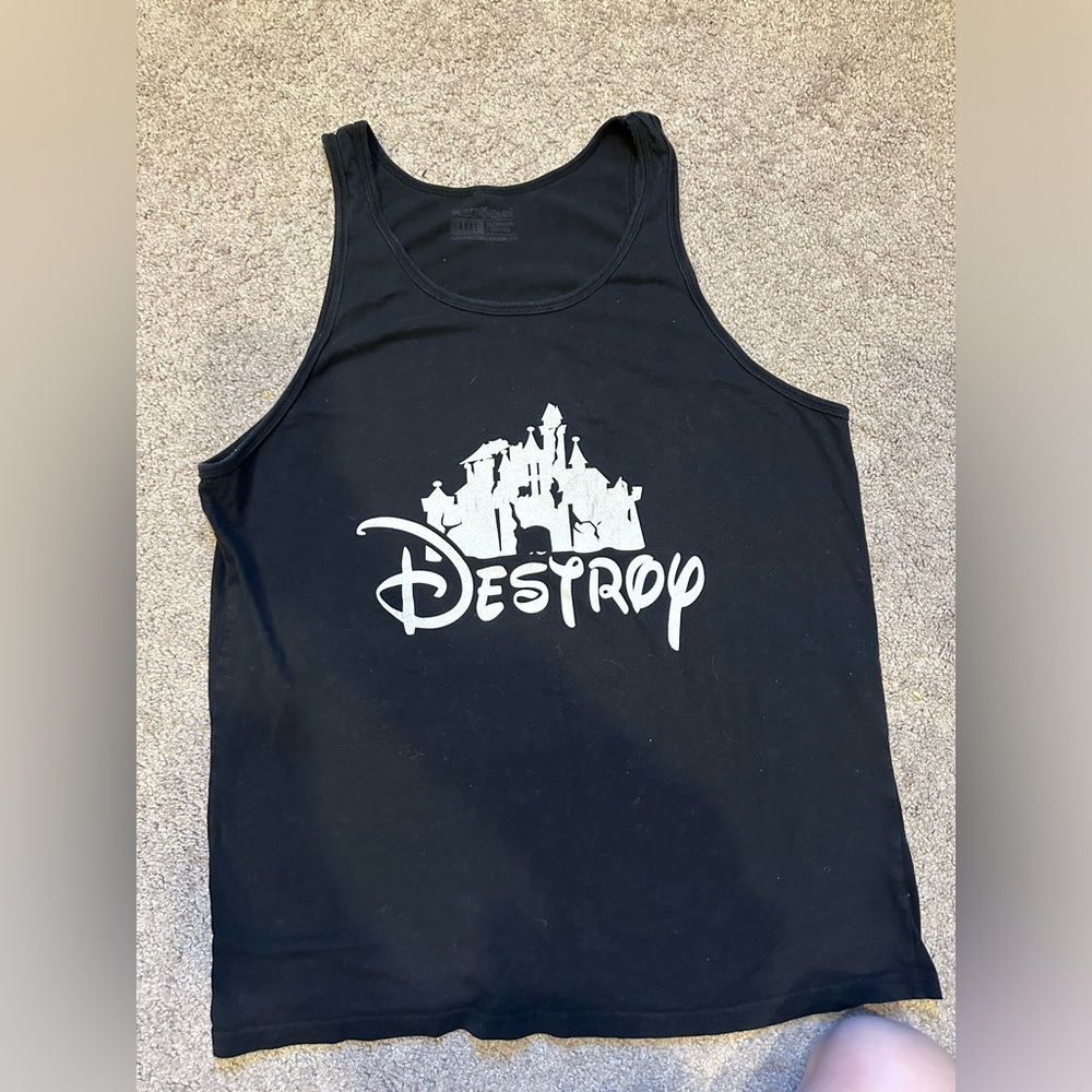 “Destroy” Disney Tank Top